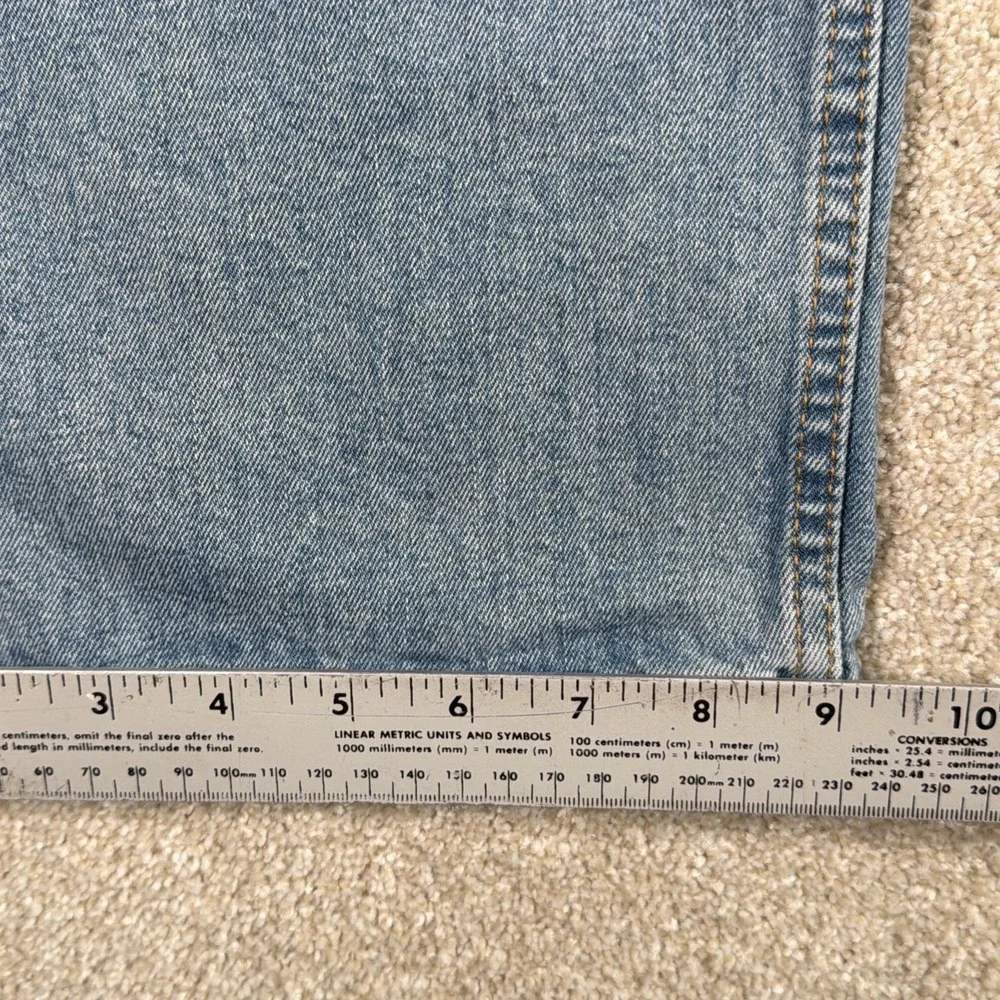 Levis 550 Straight Leg Blue Jeans Mens 42 X‎ 34 (FITS 42 X 33) Denim Cotton